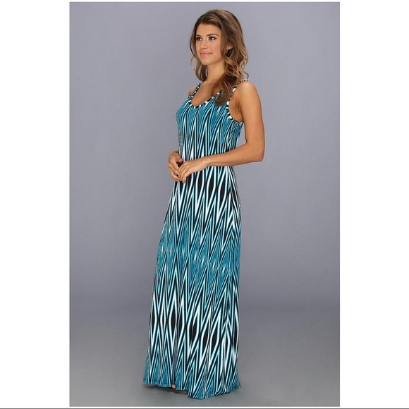 Calvin Klein Rayon Print maxi dress - Picture 3 of 8